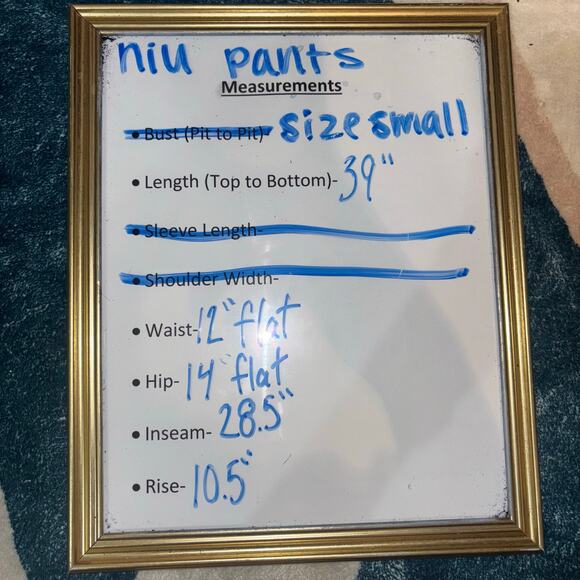 niū Checkered Pants – Size Small – Brown & White Gingham | Made in Italy - Picture 15 of 15